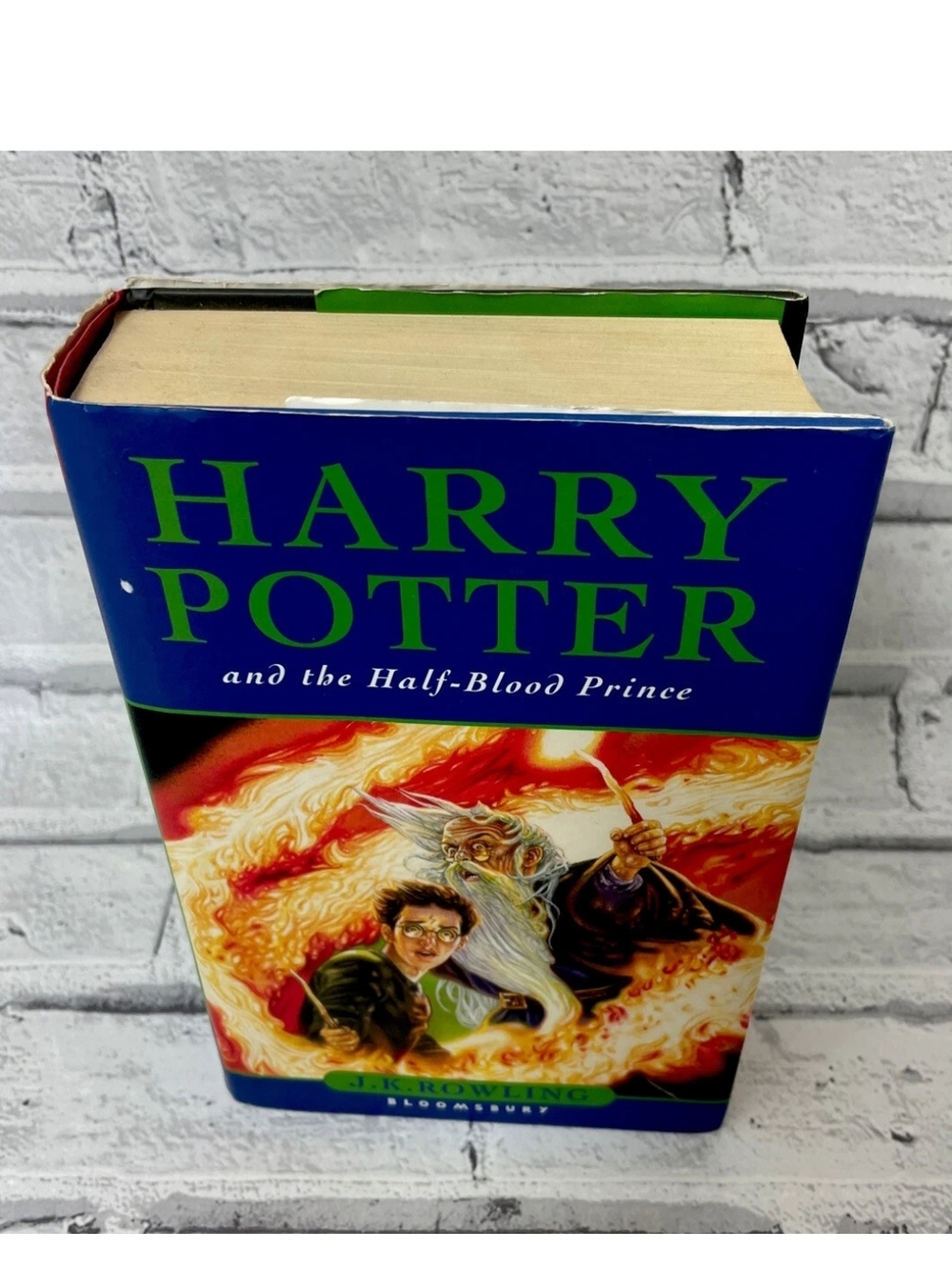 Harry Potter and the Half-Blood Prince Hardcover - Blue & Green Cover